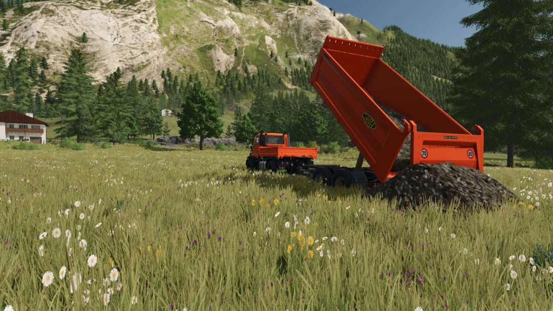 Meiller tandem tipper v1.0