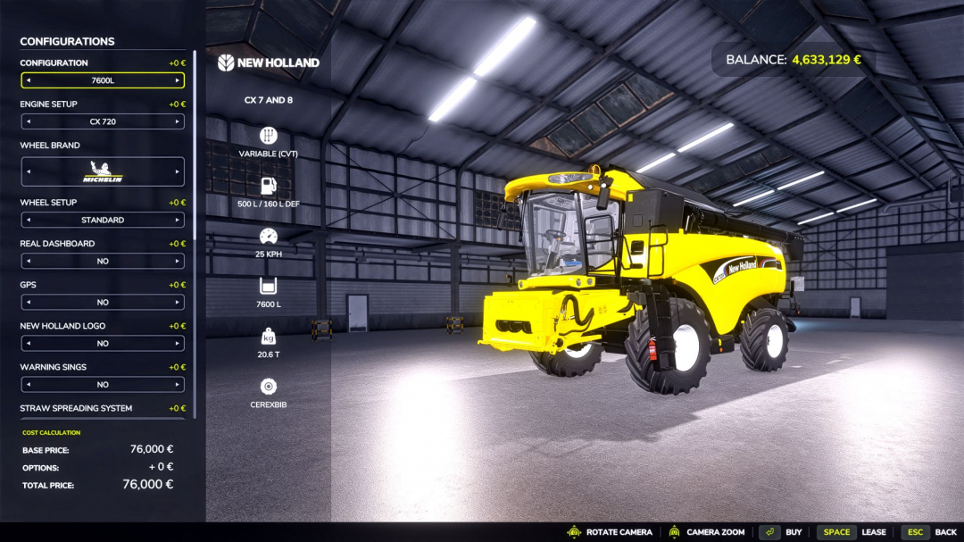 New Holland CX 7 & 8 2001-2006 V1.0