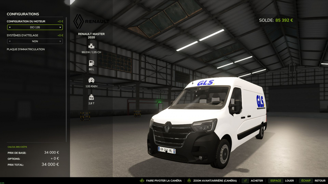 Renault Master IV 2020 – GLS V1.0