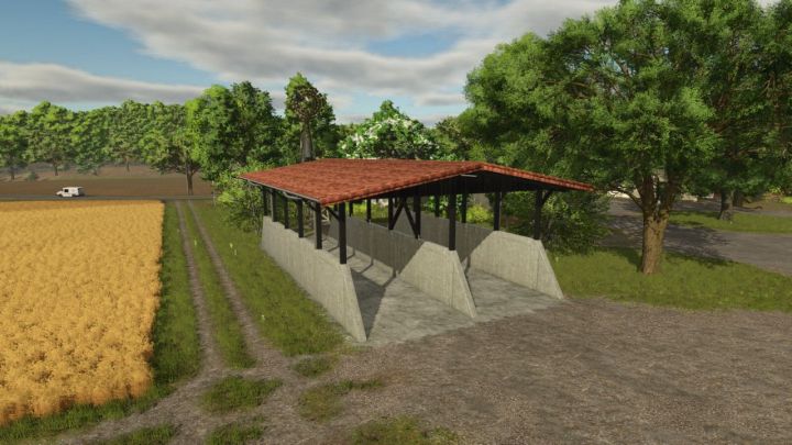 fs25-mods, Covered Silage Silo V1.0