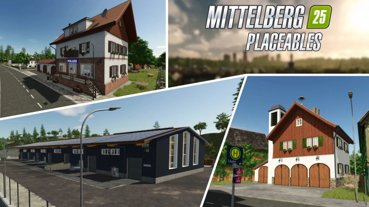 fs25-mods,  Mittelberg Placeables V1.1