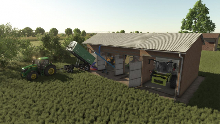 fs25-mods, Silo With Garage V1.0