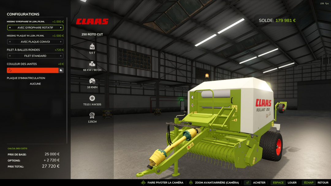 Claas Rollant 250 Roto Cut V1.0