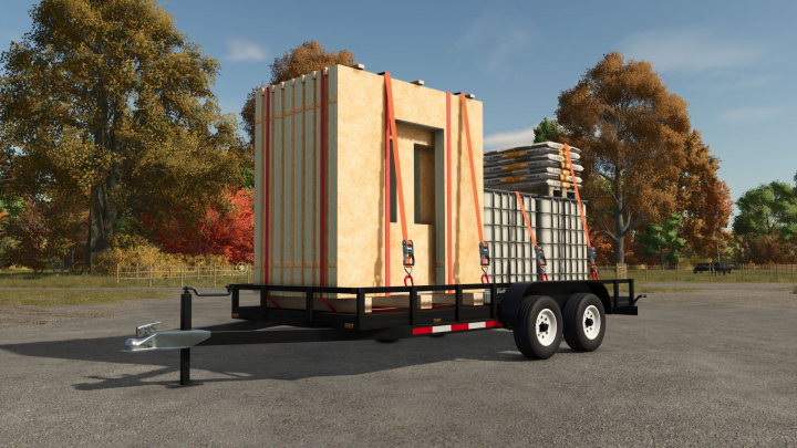 fs25-mods,  16 Foot Flatbed trailer V1.1