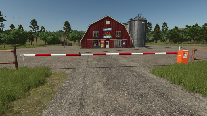 fs25-mods,  Automatic and manual barrier V1.0