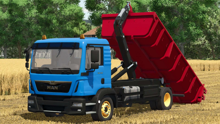 fs25-mods, MAN TGM 15.293 IT Runner & Skip Container v1.0