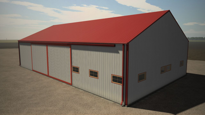 fs25-mods,  Shed With Double Slides V1.0