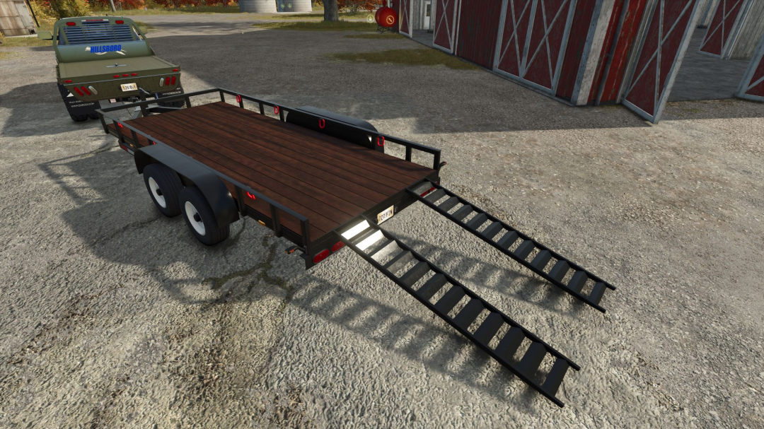 16 Foot Flatbed trailer V1.1