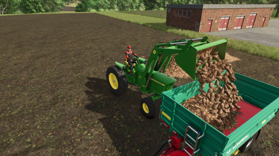 John Deere 148 And 158 Front Loaders v1.0