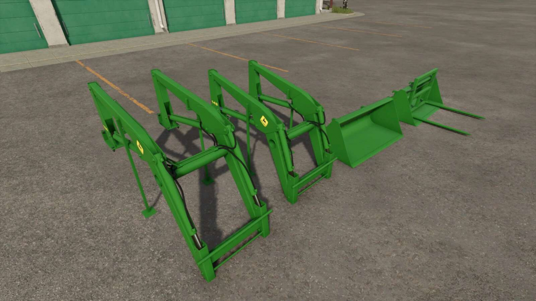 John Deere 148 And 158 Front Loaders v1.0
