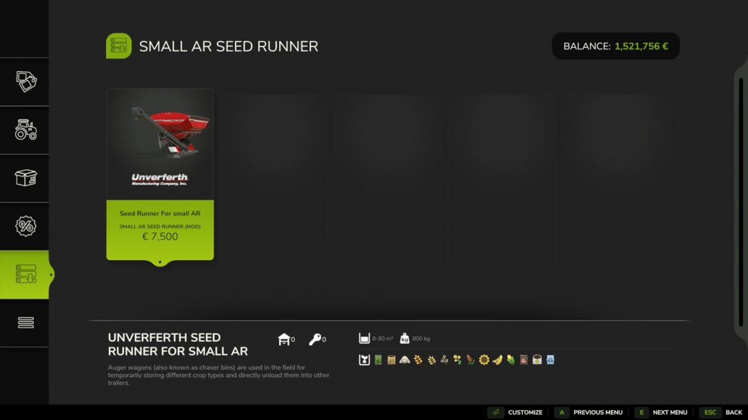 Unverferth Seed Runner 3755 XL (AR) V1.0