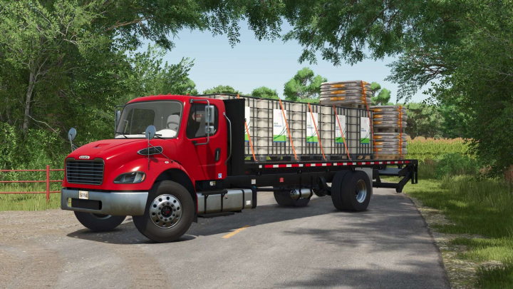 fs25-mods,  Freightliner M2 Stakebed v1.4