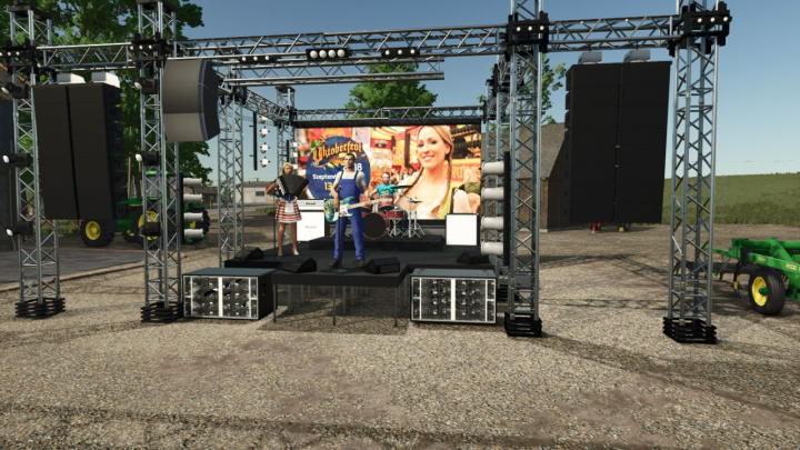 fs25-mods,  Placeable Octoberfest concert animated V1.0