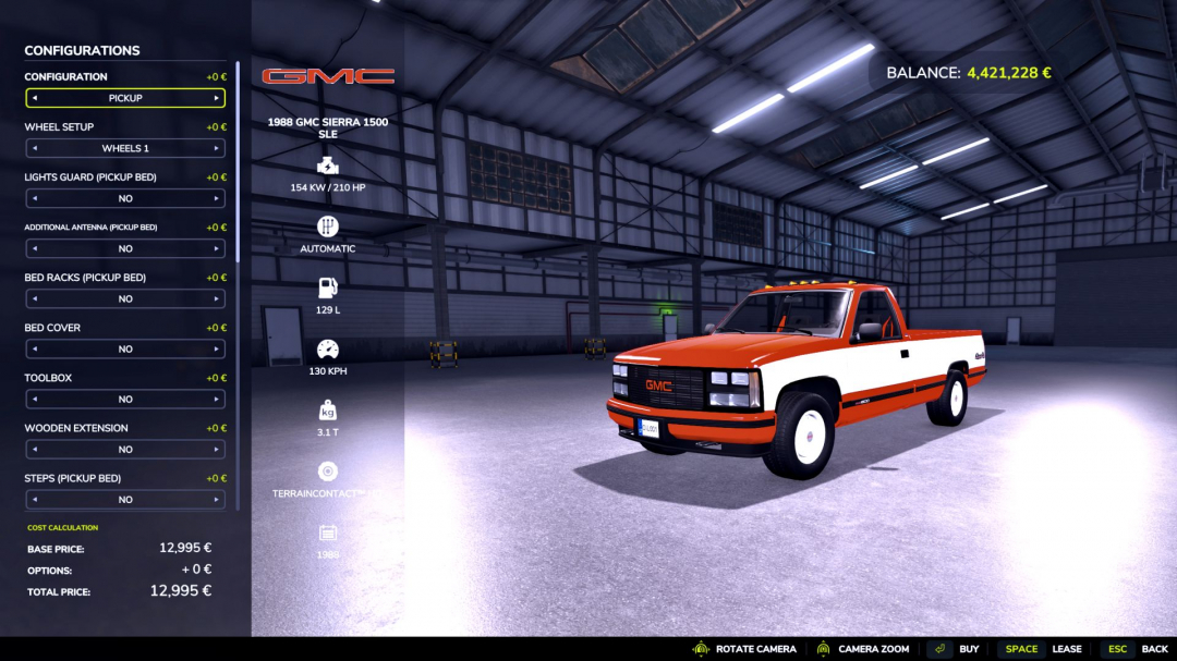 1988 GMC Sierra 1500 SLE v1.0