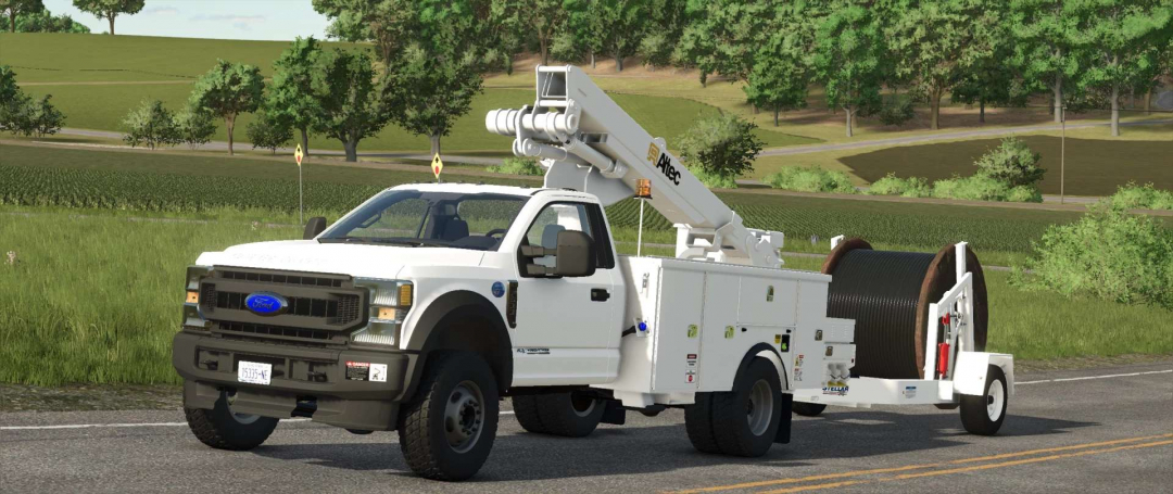 2022 Ford F600 Service/Bucket Truck v1.0