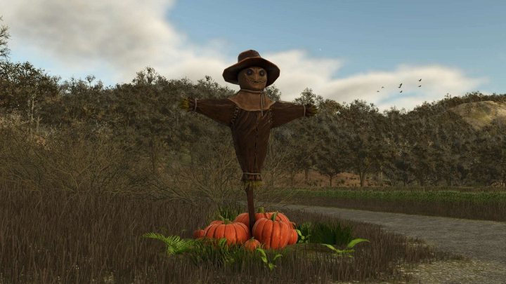 fs25-mods,  Halloween ScareCrow v1.0