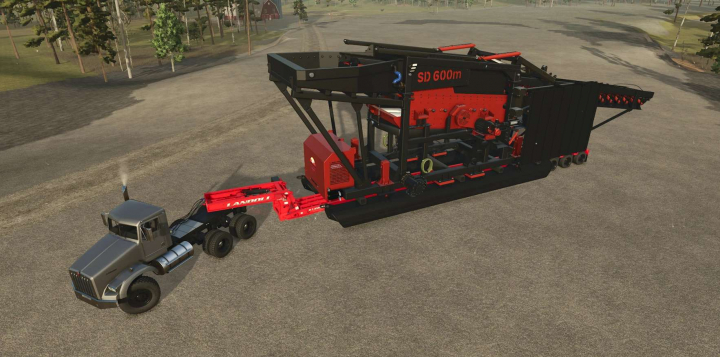 fs25-mods, Landoll 2 Beam Lowboy Trailer v1.0