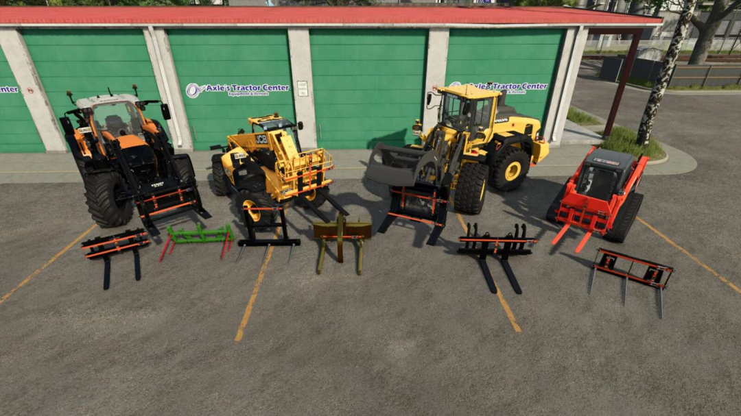 Front Tools With Tension Belts Pack v1.0