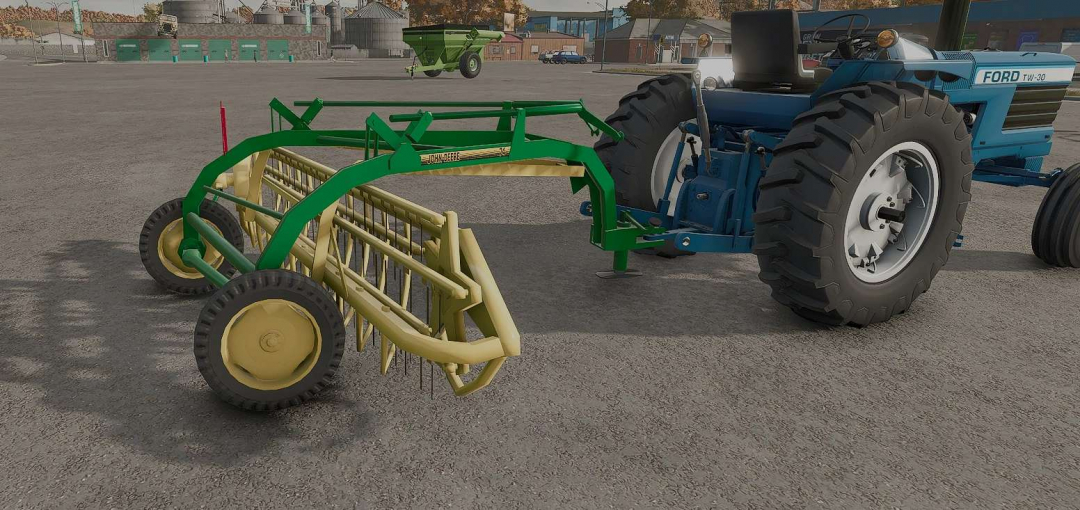 John Deere 74 Side Delivery Rake v1.0