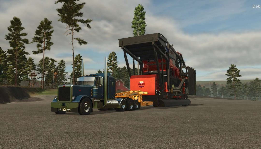 Landoll 2 Beam Lowboy Trailer v1.0