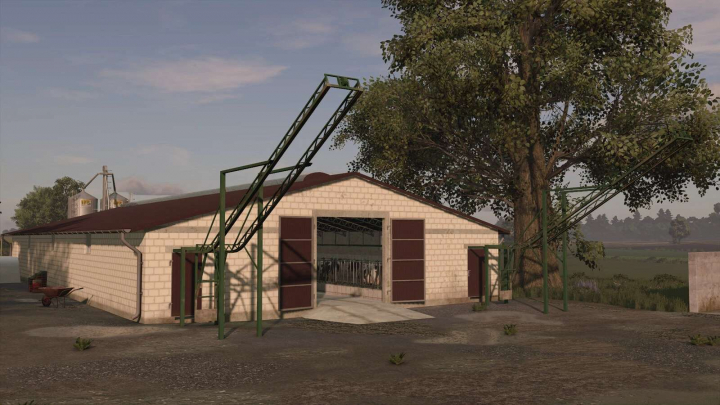 fs25-mods, Cow Barn With Manure Conveyor v1.0
