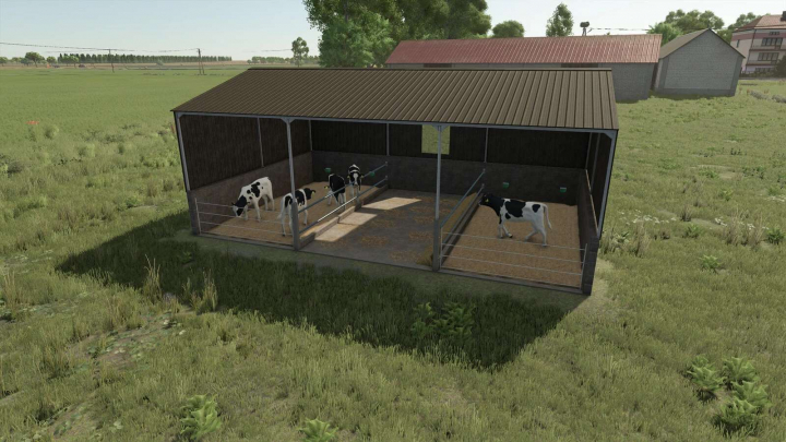 fs25-mods, Metal CowShed v1.0