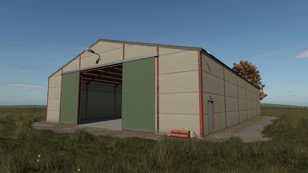 Concrete Panel Grain Shed v1.0