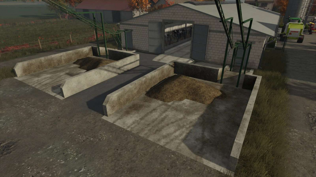 Cow Barn With Manure Conveyor v1.0