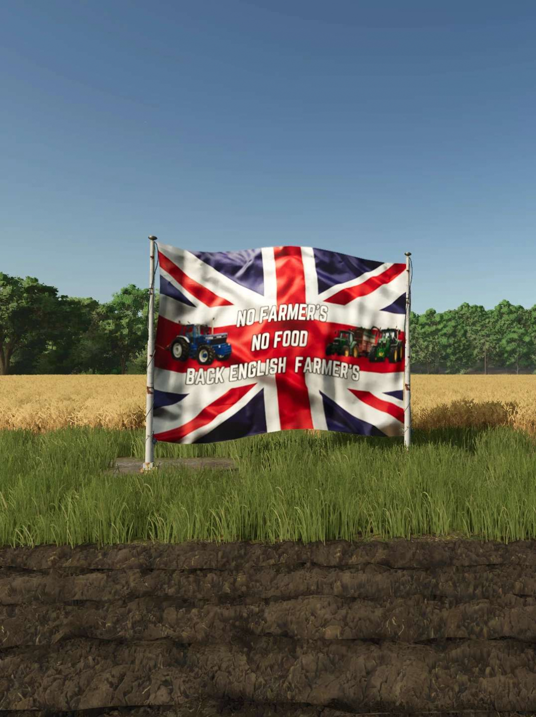 No Farmer No Food English Flag EDIT v1.0