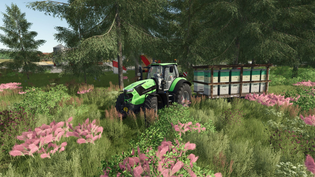 Old trailer with beehives V1.0.0.1