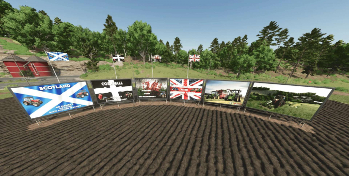 fs25-mods, Billboards Flag pack v1.0