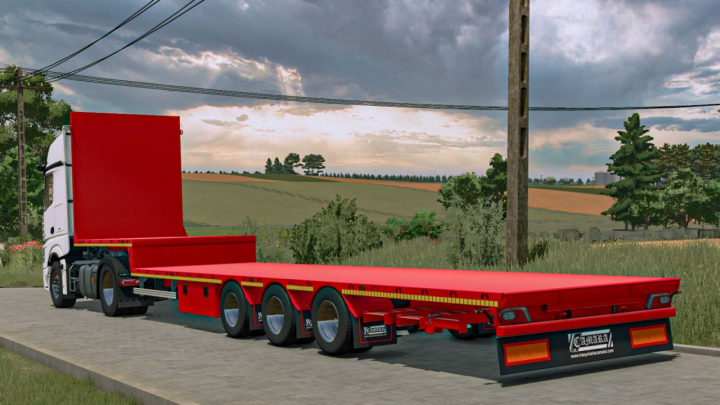 fs25-mods, Camara Straw Bale Semitrailer V1.5