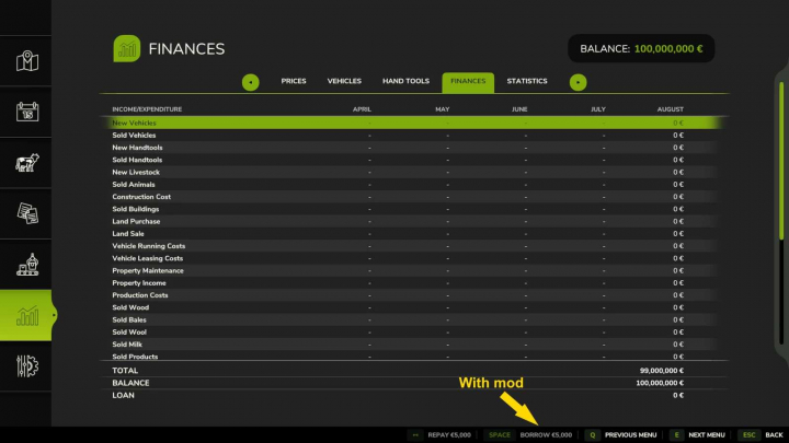 fs25-mods,  No Credit v1.0