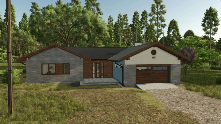fs25-mods,  Single Story House v1.0