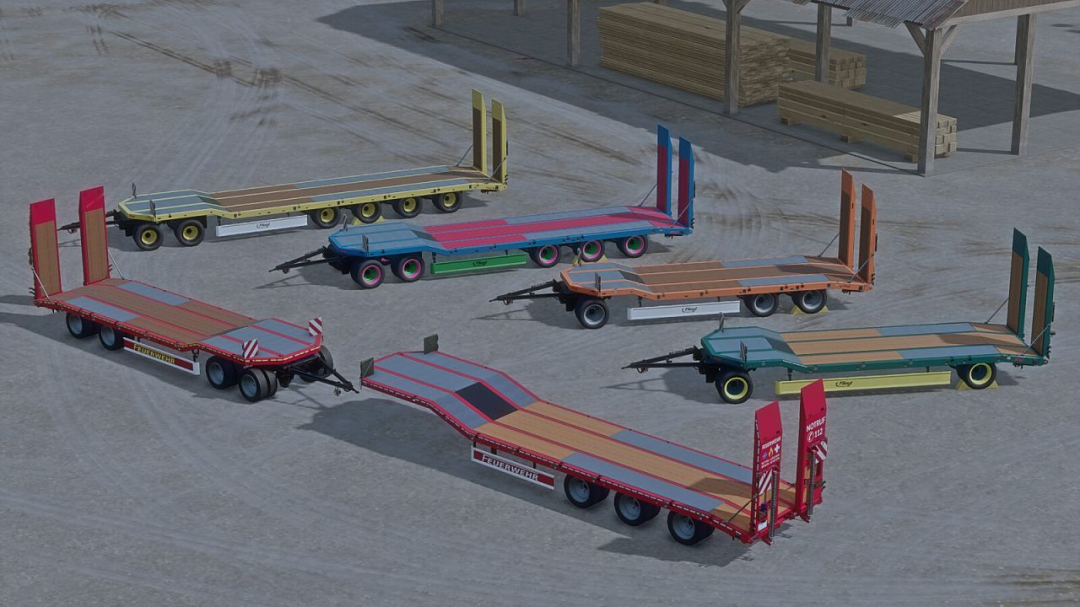 Fliegl Lowloader Pack V1.0