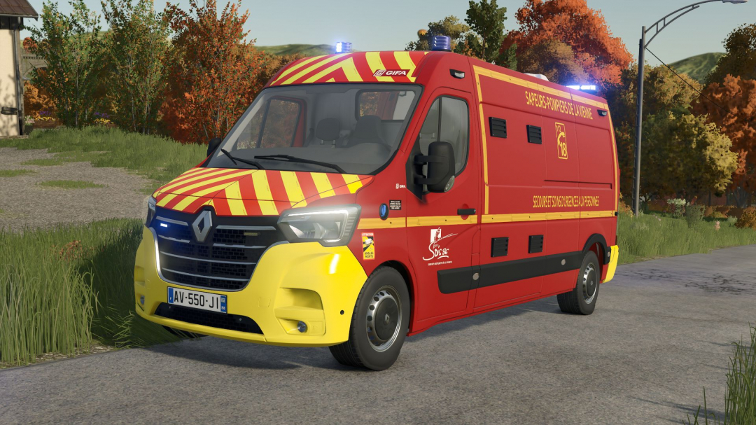 Renault Master (Firefighters) V1.0