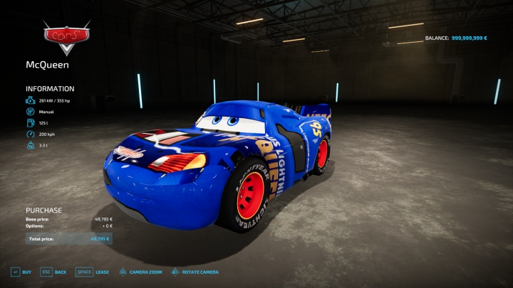 fs22-mods,  Fabolus Lightning McQueen