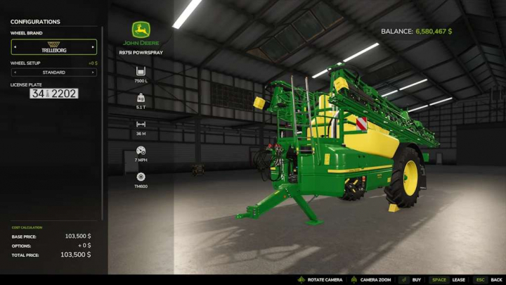 fs25-mods, John Deere Precision Farming Sprayers v1.8