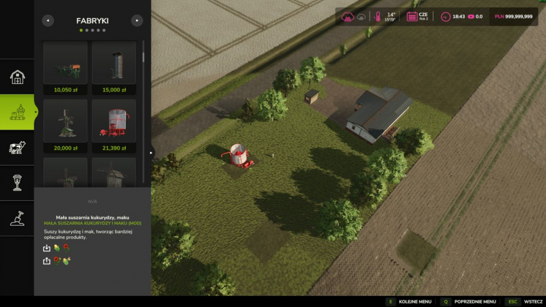 Drying room for corn, poppy seeds and sunflower seeds v1.0