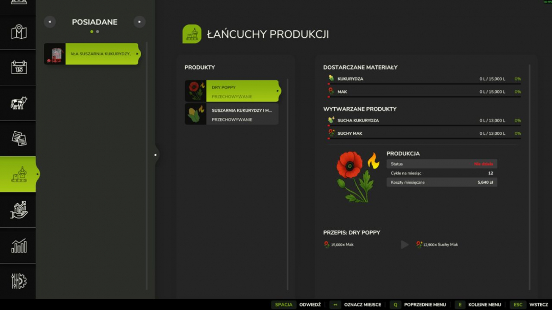 Drying room for corn, poppy seeds and sunflower seeds v1.0