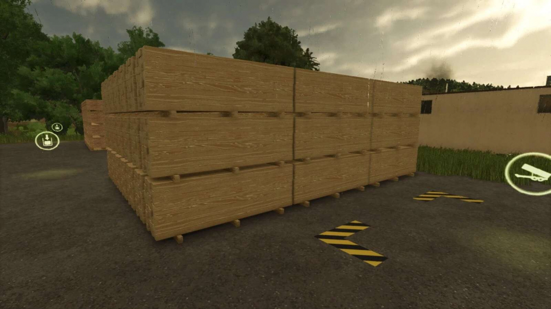Storage For Pallets Of Boards, Planks, And Wooden Beams v1.0