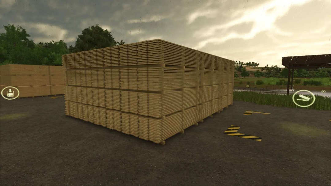 Storage For Pallets Of Boards, Planks, And Wooden Beams v1.0