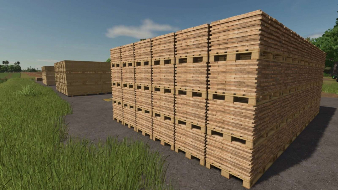 Storage For Pallets Of Boards, Planks, And Wooden Beams v1.0