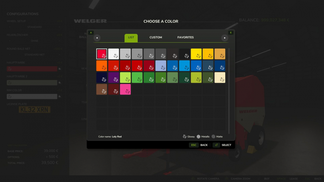 Welger round baler V1.0.0.4