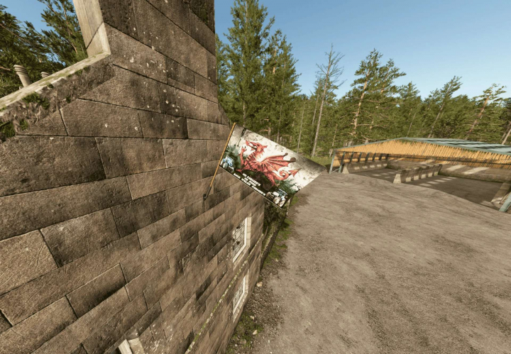 fs25-mods, COUNTRY WALL FLAGS EDIT v1.0