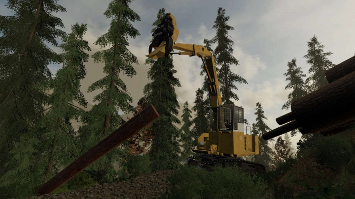 fs25-mods, Kobelco SK400LL Log Loader v1.0