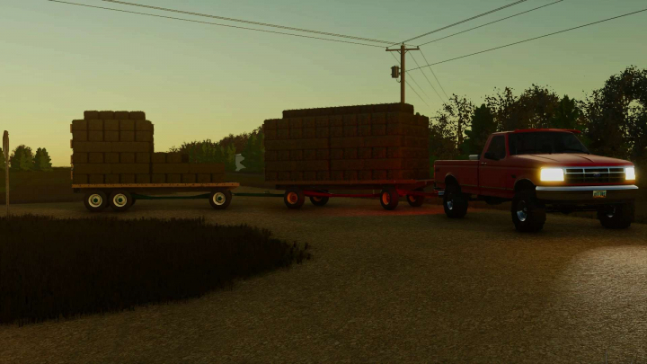 fs25-mods,  New Holland Hay Wagon v1.0