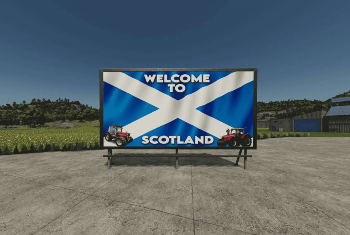 fs25-mods, SCOTISH BILLBOARD PACK v1.0