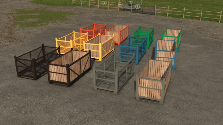 fs25-mods,  Transport Boxes For Vegetables V1.1
