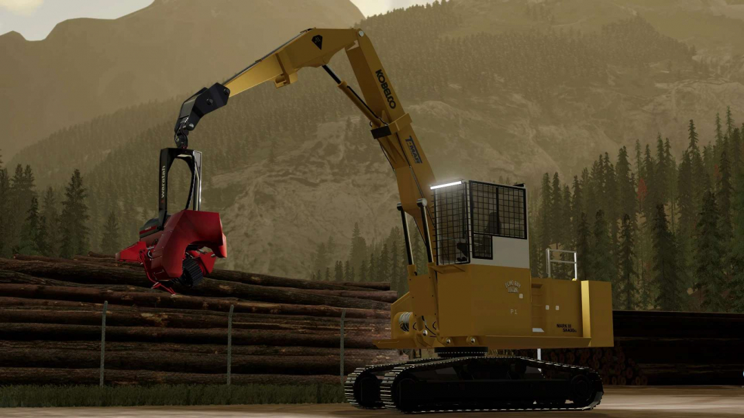 Kobelco SK400LL Log Loader v1.0